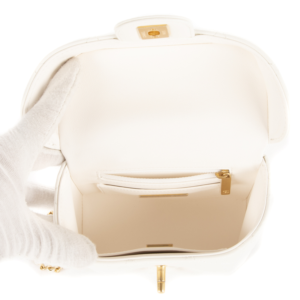Chanel Vanity Top Handle Cosmetic Case Mini - Picture 9 of 11